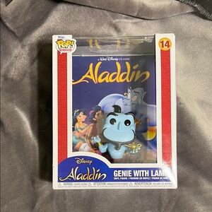 Funko Aladdin Genie with Lamp Figure - Blue and Red